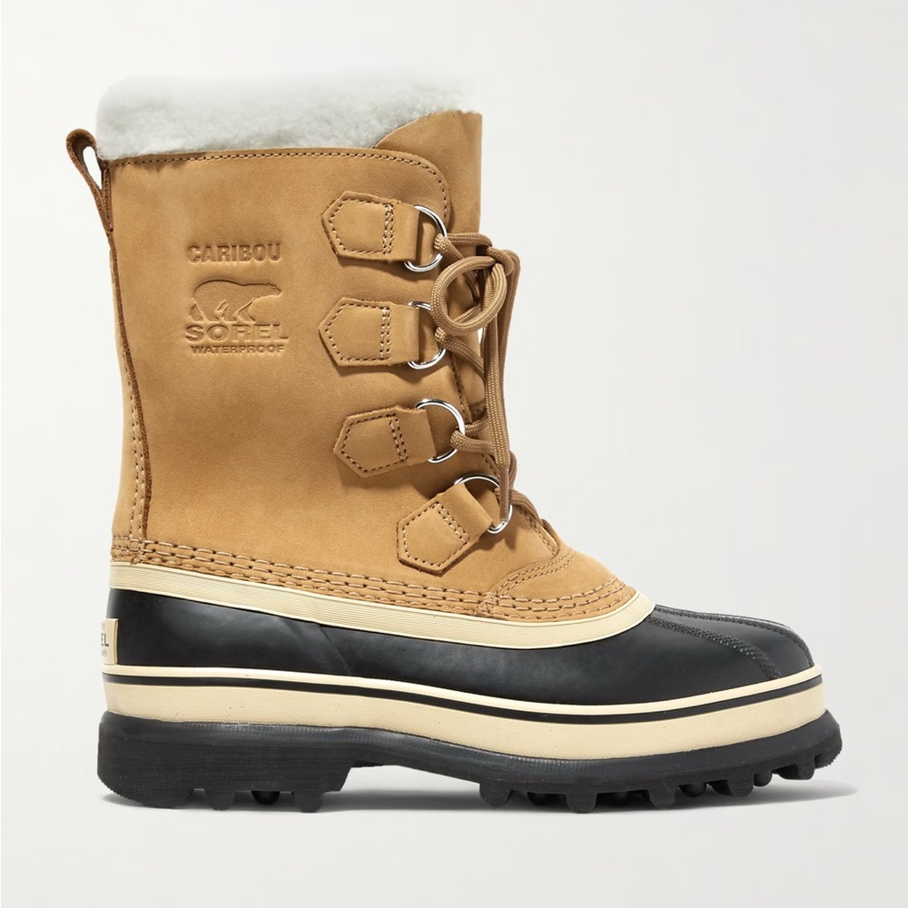 Sorel Caribou Waterproof Nubuck Leather Boots